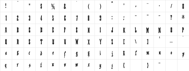 Applesauce07 Regular Character Map