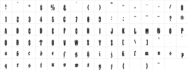 Applesauce08 Regular Character Map