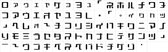 I2Izam Regular Character Map