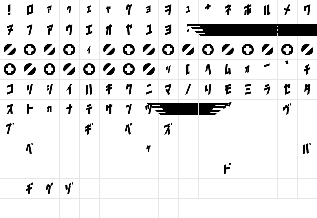 I2trigunMaximum J Character Map
