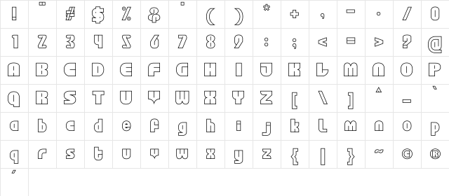 Icip Regular Character Map Icip Regular Character Map