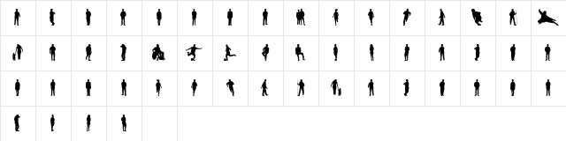 Ihminen Regular Character Map Ihminen Regular Character Map