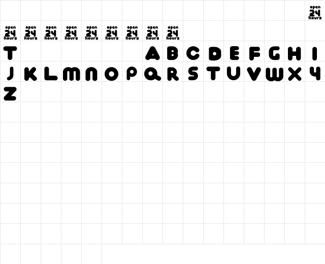 Ihop Regular Regular Character Map