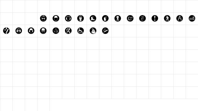 imperatives tables Regular Character Map