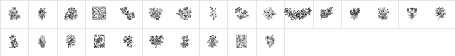 In your garden Regular Character Map In your garden Regular Character Map