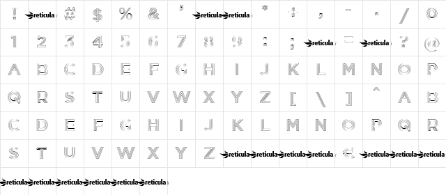 Inception Regular Character Map Inception Regular Character Map