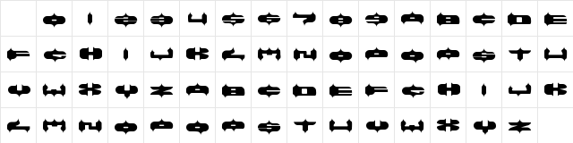 ARABIAN LAMB Regular Character Map ARABIAN LAMB Regular Character Map