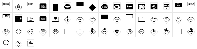 InterstatePi Regular Character Map InterstatePi Regular Character Map