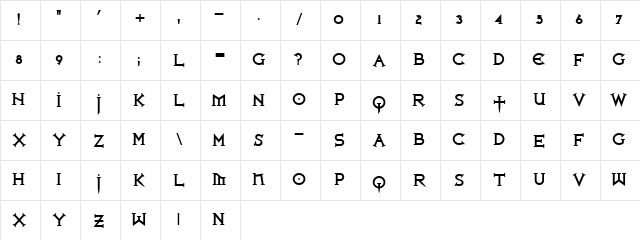 Iron League Black Character Map