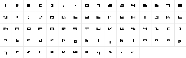Irresistor Regular Character Map Irresistor Regular Character Map