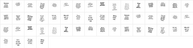 KR Driverz Regular Character Map