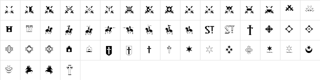 Archangel Regular Character Map Archangel Regular Character Map