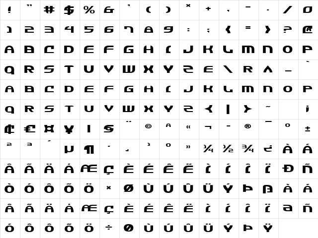 Jannisaries Expanded Expanded Character Map Jannisaries Expanded Expanded Character Map