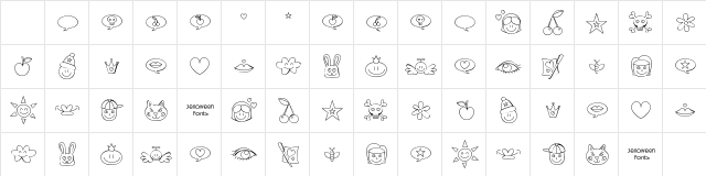 Jellodings Regular Character Map Jellodings Regular Character Map