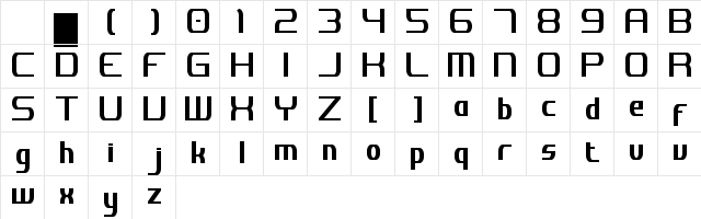 JH_Digital Nominal Character Map