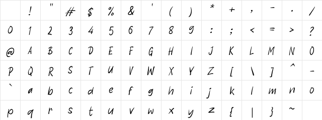 j Journey Diary Regular Character Map