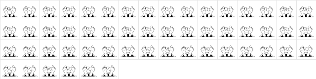 JLR Quincy Regular Character Map JLR Quincy Regular Character Map