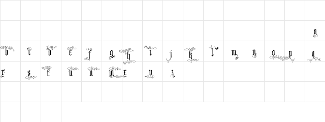 Ardenwood Demo Regular Character Map