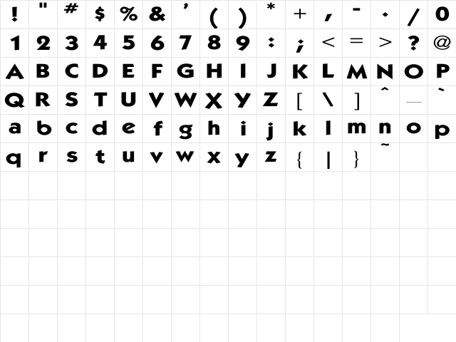 Kabel Wd Book Character Map