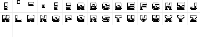Argentum Shine Character Map