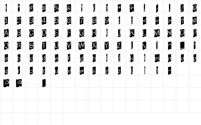 Arggh @$*#  Lite Regular Character Map