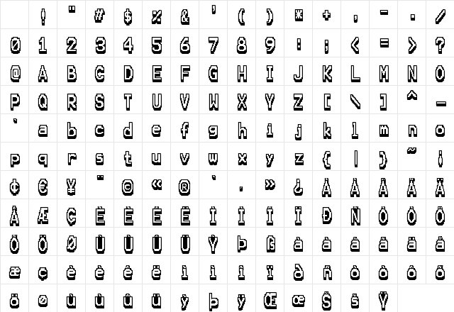Karma Future Regular Character Map
