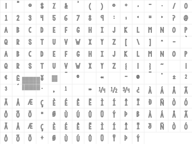 KG Someone You Loved Dots Regular Character Map KG Someone You Loved Dots Regular Character Map