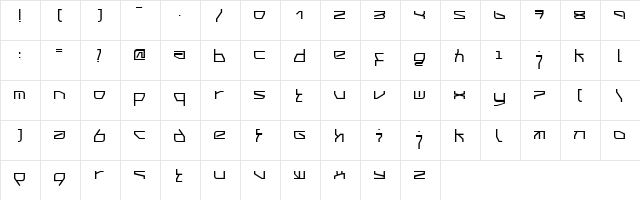 03.20 1 Character Map