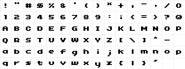 04b_11 Regular Character Map