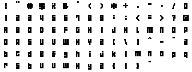 04b_19 Regular Character Map