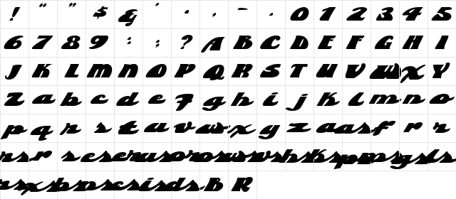 1 Brougham DNA Regular Character Map 1 Brougham DNA Regular Character Map
