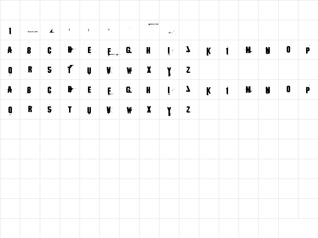 1 Regular Character Map