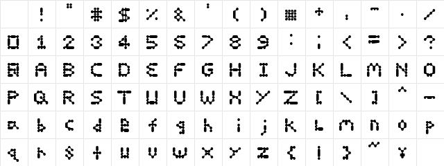 13_Inka Regular Character Map 13_Inka Regular Character Map