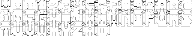 1:4 Regular Character Map 1:4 Regular Character Map