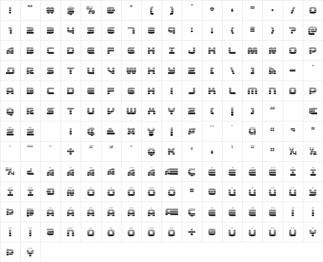 1st Enterprises Gradient Regular Character Map 1st Enterprises Gradient Regular Character Map