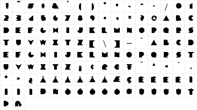 2 Picasso DNA Regular Character Map