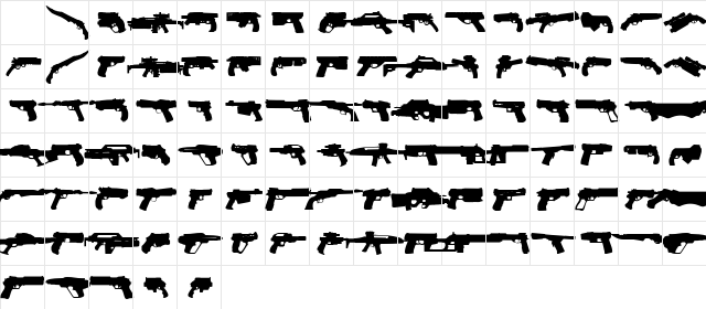 2nd Amendment 2050 Regular Character Map