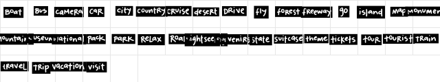 2Peas Blocks - Travel 2Peas Blocks - Travel Character Map