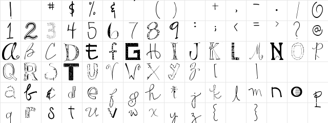 2Peas GG Font Regular Character Map 2Peas GG Font Regular Character Map