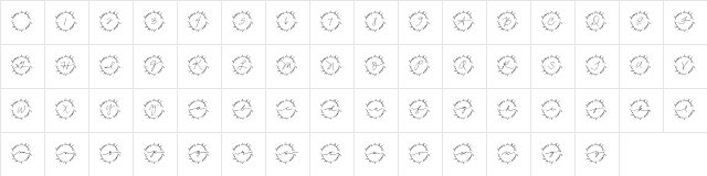 2Peas Happy Birthday Regular Character Map 2Peas Happy Birthday Regular Character Map