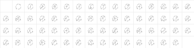 2Peas Sweet Baby Regular Character Map