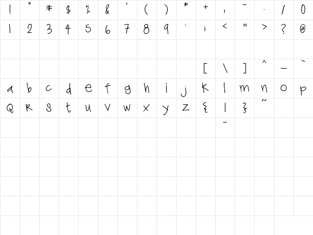 2peas unknown Regular Character Map