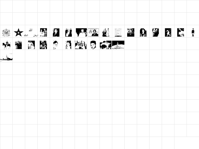 Maroc Regular Character Map
