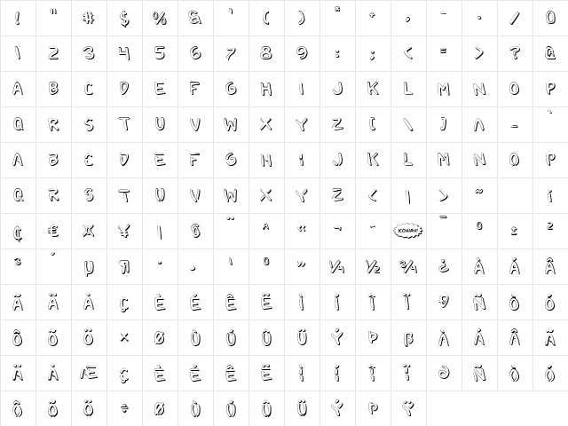 2Toon Shadow Shadow Character Map