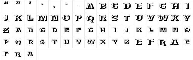 3 Corinne DNA Regular Character Map