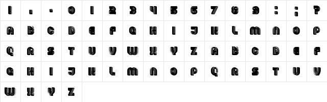 3D Models Regular Character Map