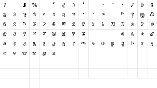 3D Medium Character Map