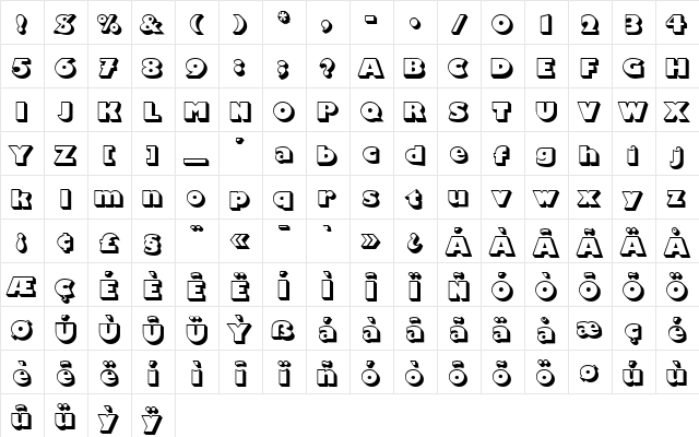 3-DPlayhouse Normal Character Map 3-DPlayhouse Normal Character Map