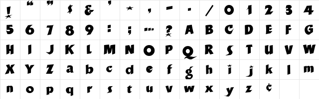4 Vasona DNA Regular Character Map
