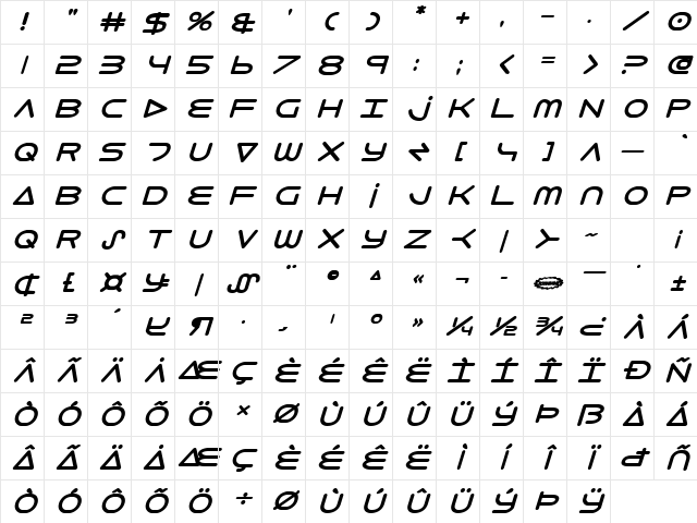 8th Element ExtraBold Italic ExtraBold Italic Character Map 8th Element ExtraBold Italic ExtraBold Italic Character Map